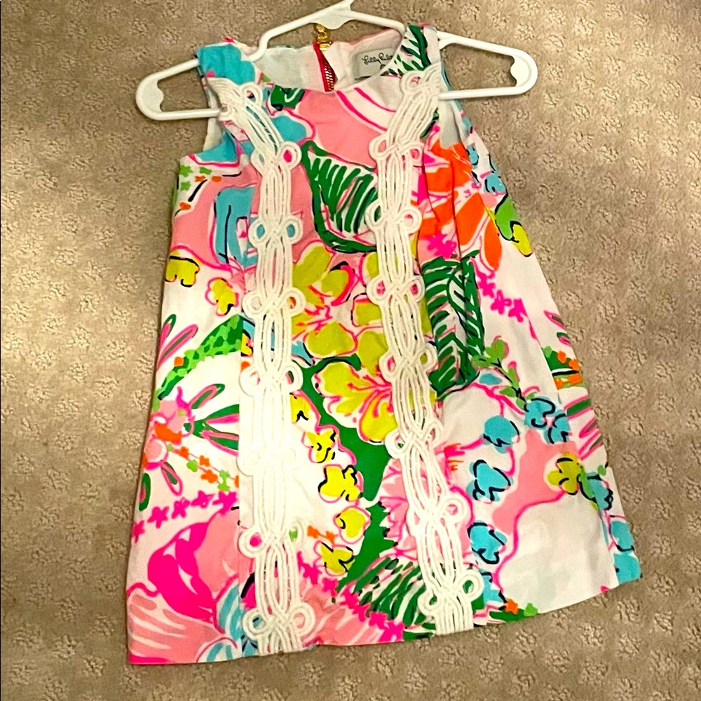 Lilly Pulitzer Girls Little Lilly Knit Shift Dress